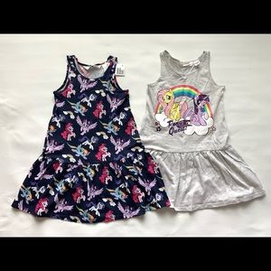 H&M girl dress size 4-6 T lot of 2 NEW